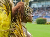 Eroeffnungsfest des Weltfestes des Sports CHIO, im Sportpark Soers in Aachen, mit einer brasilianischen Folkloregruppe : Aachen, Brasilien, CHIO, Eroeffnungsfest, Folklore, Folkloregruppe, Soers, Sportpark Soers, Weltfest des Sports, brasiliansich