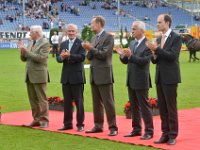 2012 - Eroeffnung des Weltfestes fuer Pferdesport im Sportpark Soers in Aachen, Herren von STAWAG und Carl Meulenbergh nach der Verleihung des STAWAG-Preises : Aachen, Eroeffnung, Pferdesport, Soers, Sportpark, Weltfest fuer Pferdesport