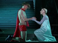 2022 - Aufführung des Schauspiels &#34;Jedermann&#34;, am Salzburger Domplatz, im Rahmen der Salzburger Festspiele 2022 am 16.07.22 : #1B#, Domplatz, Eidinger, Glaube, Jedermann, Kathleen, Lars, Morgeneyer, Salzburger Festspiele, Schauspiel, merke1B
