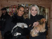 2017 - Voradventtfeier mit Prominenten. auf Gut Aiderbichl in Henndorf bei Salzburg : Voradventfeier, Adventfeier, Prominente, Gut Aiderbichl, Tierhof, Tierheim, Gnadenhof, Tierasyl, Sängerin, Saengerin, Leona, Lewis, Karin, Glock, Industrielle, Pistolen, Hunde
