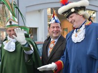 2018 - Empfang des Aachener Karnevalvereins beim Oberbürgermeister von Aachen, Marcel Philipp, im Aachener Rathaus  : Empfang, AKV, Aachener Karnevalsverein, Rathaus, Aachener Rathaus, Karneval, Karnevalsprinz Mike I, Michael, Foellmer, Philipp, Franz, Freiherr, von und zu Guttenberg, Aachener Prinzengarde, Dirk, Trampen