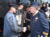 2017 - Traditions-Kaiserzug von Attnang-Puchheim nach Bad Ischl : Kaiserzug, Tradition, historisch, Touristenattraktion, Salzkammergut, Fremdenverkehrsattraktion, Eisenbahn, Spektakel, Ehrung, Eisenbahnbeamte, Lokomotivführer, Lokomotivfuehrer, Bahnhof, Karl, Reitter, Reiter