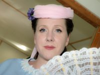 2017 - Traditions-Kaiserzug von Attnang-Puchheim nach Bad Ischl : Kaiserzug, Tradition, historisch, Touristenattraktion, Salzkammergut, Fremdenverkehrsattraktion, Eisenbahn, Spektakel, Sisidarstellerin, Sabine, Rossegger, Sisi, Sissy, Elisabeth, Kaiserin, Fächer, Faecher