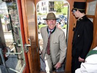 2017 - Traditions-Kaiserzug von Attnang-Puchheim nach Bad Ischl : Kaiserzug, Tradition, historisch, Touristenattraktion, Salzkammergut, Fremdenverkehrsattraktion, Eisenbahn, Spektakel, Erzherzog, Johann, Habsburg-Lothringen, besteigen, Schaffner