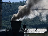 2017 - Traditions-Kaiserzug von Attnang-Puchheim nach Bad Ischl : Kaiserzug, Tradition, historisch, Touristenattraktion, Salzkammergut, Fremdenverkehrsattraktion, Eisenbahn, Spektakel, Schornstein, Rauchfang, Dampflokomotive, qualmend, rauchend, Rauch, Qualm