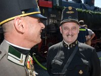 2017 - Traditions-Kaiserzug von Attnang-Puchheim nach Bad Ischl : Kaiserzug, Tradition, historisch, Touristenattraktion, Salzkammergut, Fremdenverkehrsattraktion, Eisenbahn, Spektakel, kaiserlich, k&k, Bahnbeamter, Aufenthalt, Bahnstation, Bahnhof