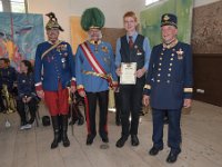 2017 - Traditions-Kaiserzug von Attnang-Puchheim nach Bad Ischl : Kaiserzug, Tradition, historisch, Touristenattraktion, Salzkammergut, Fremdenverkehrsattraktion, Eisenbahn, Spektakel, Ehrung, verdiente Mitarbeiter, Kaiserdarsteller, Gerard, Fritz, Oberst, Kavallerie, Offizier, Franz, Prandstätter, Leiter, Karl, Reitter, Reiter, Schärpe, Orden, Bart, Federhelm