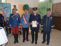 2017 - Traditions-Kaiserzug von Attnang-Puchheim nach Bad Ischl : Kaiserzug, Tradition, historisch, Touristenattraktion, Salzkammergut, Fremdenverkehrsattraktion, Eisenbahn, Spektakel, Ehrung, verdiente Mitarbeiter, Kaiserdarsteller, Gerard, Fritz, Oberst, Kavallerie, Offizier, Franz, Prandstätter, Leiter, Karl, Reitter, Reiter, Schärpe, Orden, Bart, Federhelm